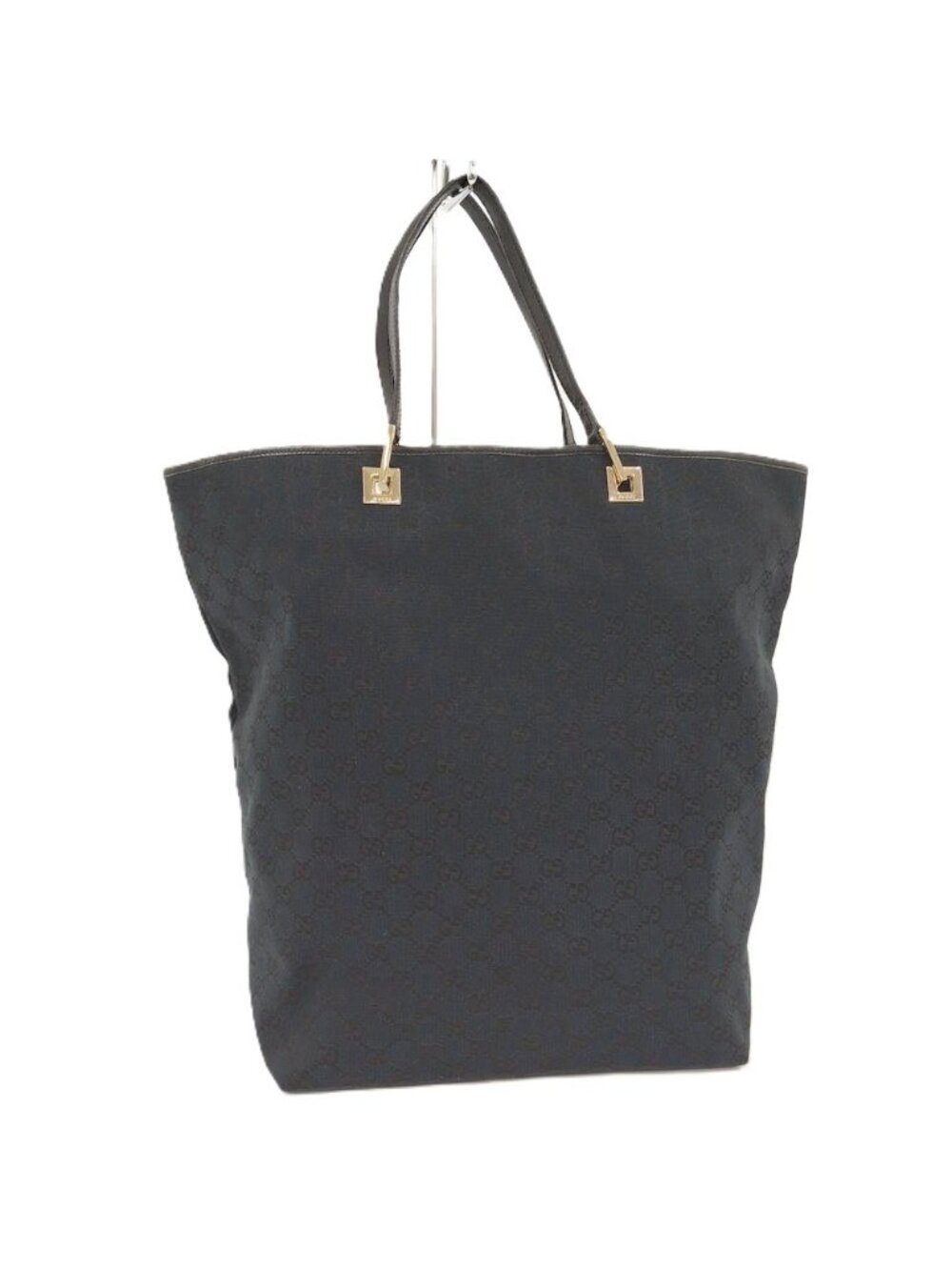 Gucci Tote Bag GG Canvas Black